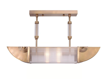 NIZZA II - Brass pendant lamp by Patinas Lighting - view 2